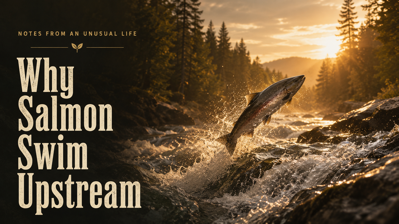 Why Salmon Swim Upstream